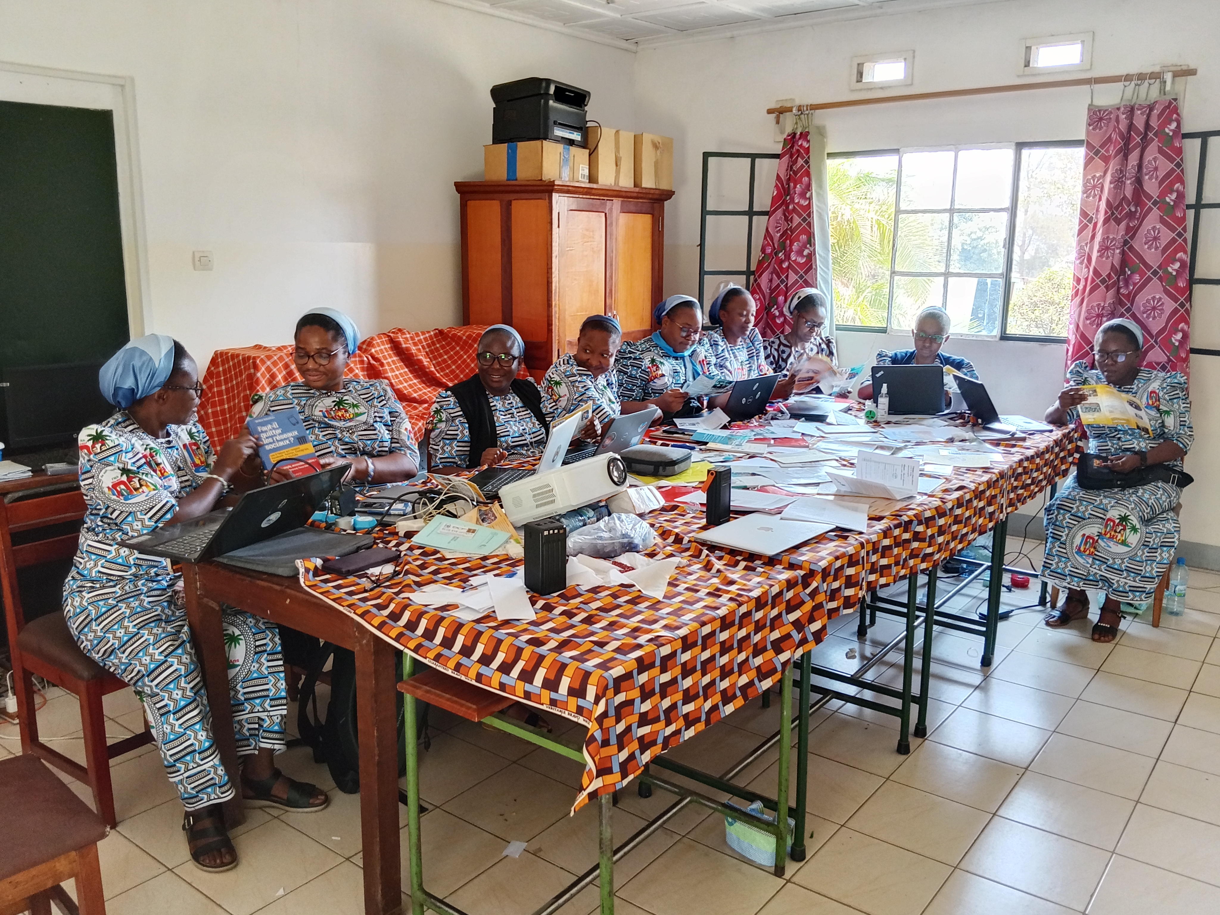 Session de formation de la communication sociale